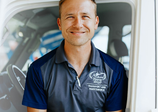 Volunteer Lukas Eggenberger