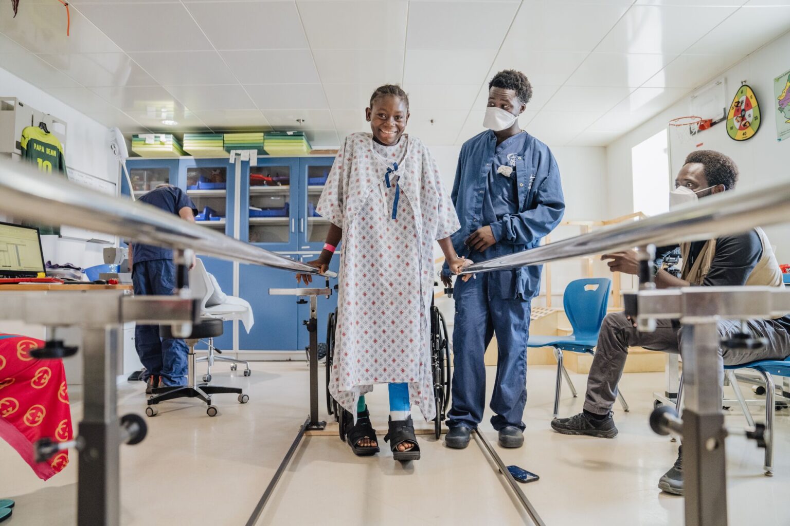 Während der Rehabilitation zeigt sich Ruth mutig und widerstandsfähig